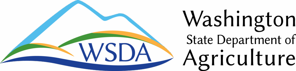 WSDA logo text: Washington State Department of Agriculture